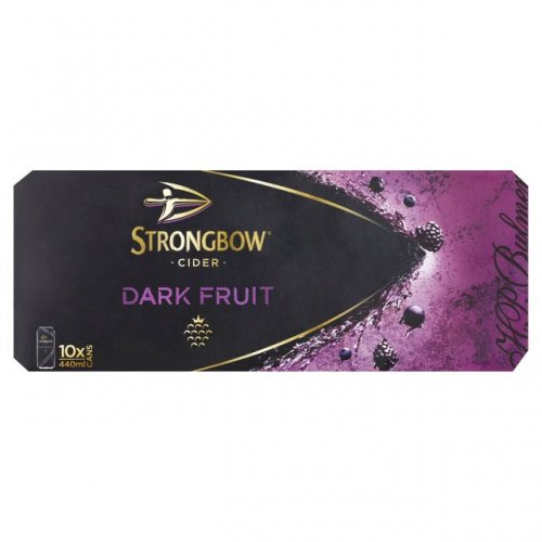 Strongbow dark fruits cider, 10 packs, 3 for £20@morrisons 