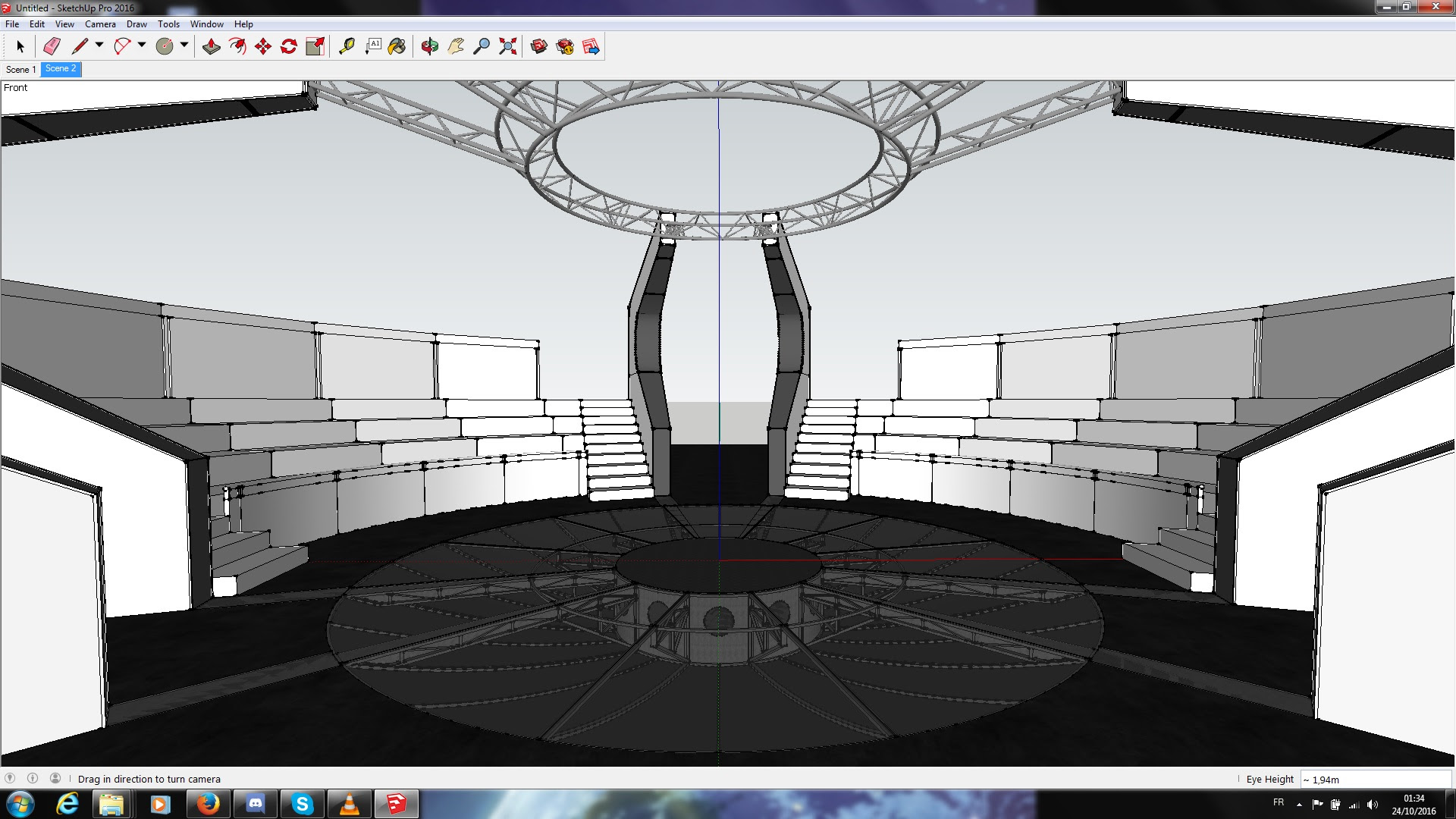 Wwtbam Sketchup : WWTBAM : Hybrid set project (Sketchup ...
