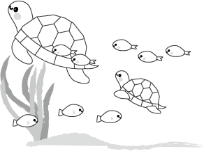 海の生き物のイラスト 無料イラストフリー素材