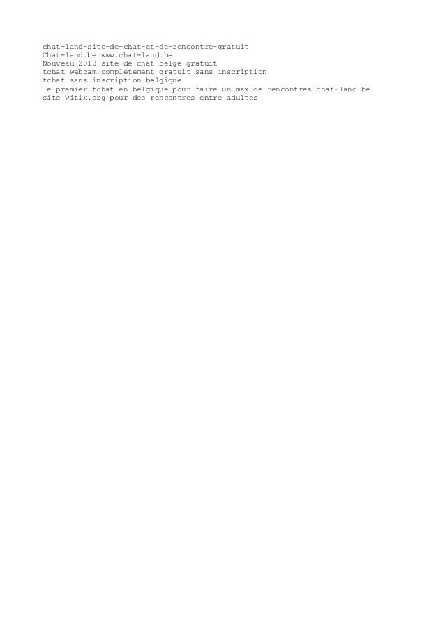 Tchat sans inscrption
