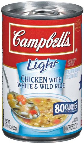 Campbell's Condensed Soup Light Chicken with White & Wild Rice - 12 Pack