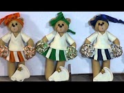 Hot Personalized Belly Bear Cheerleader Ornament by Deb Co, paling baru!