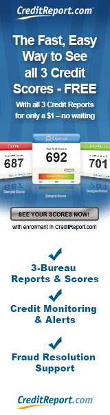 160x600 - Credit Monitoring – All 3 Bureaus 