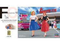 Hasegawa 1/24 50's AMERICAN GIRLS FIGURE (FC10) English  - i0