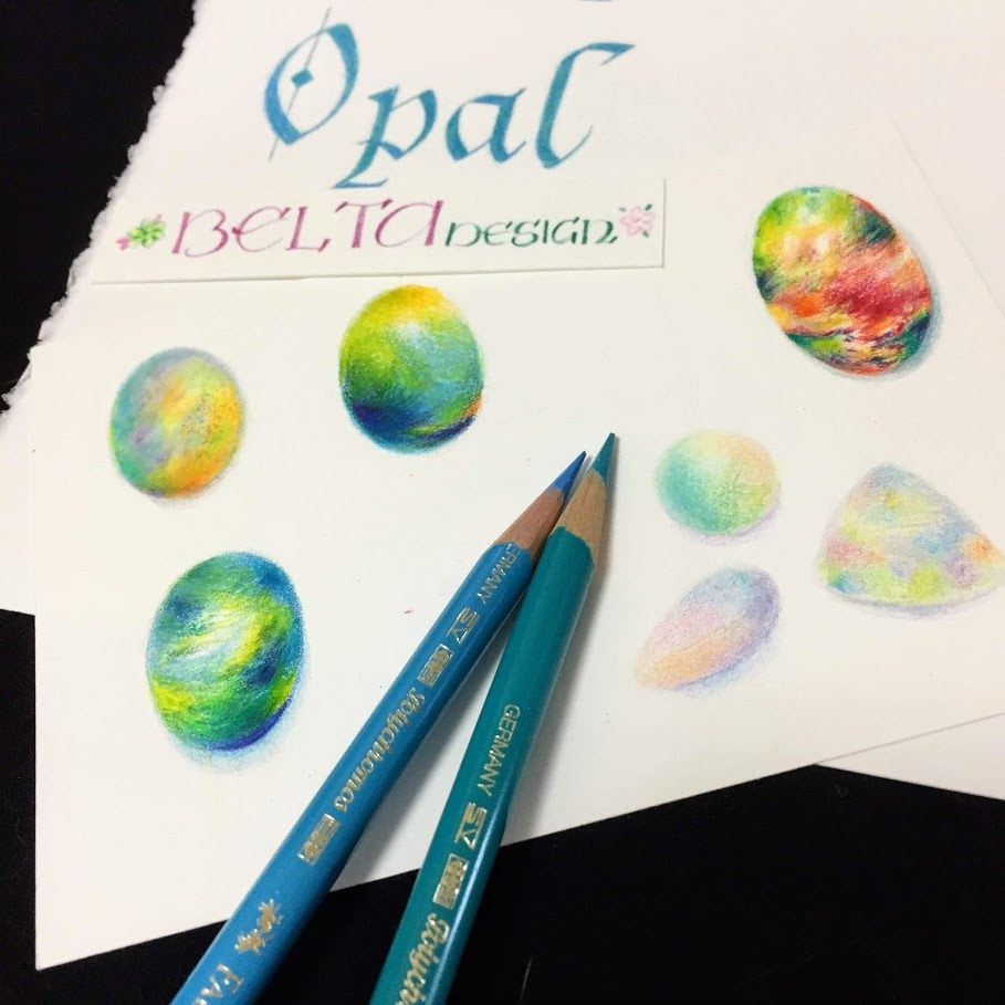 Beltaのcolored Pencil Gallery 色鉛筆ギャラリー 宝石