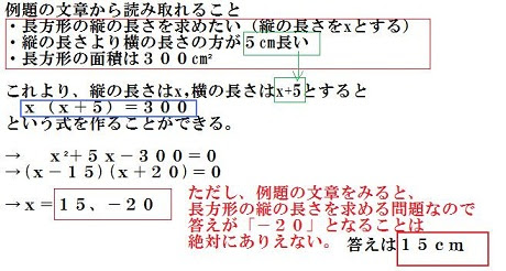 中3 二次方程式の文章題 中学数学の方程式 中間 期末テスト 高校入試対策