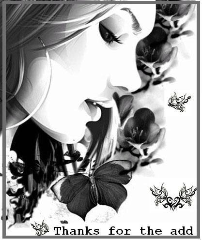 scrap thanks for the add Graphics Love Scraps