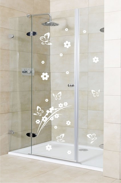 Shower Door Vinyl Decal #2 - Eclectic - Wall Decals - by ...