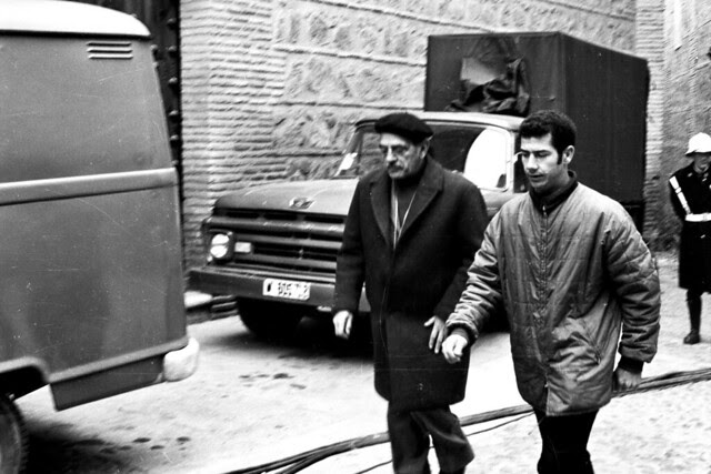 Rodaje de Tristana de Luis Buñuel en San Pedro Mártir. Fotografía de José Ponos