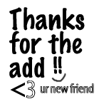 Thanks for the Add Myspace Comments