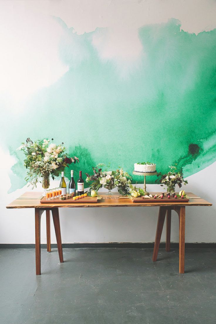 Watercolor backdrop
