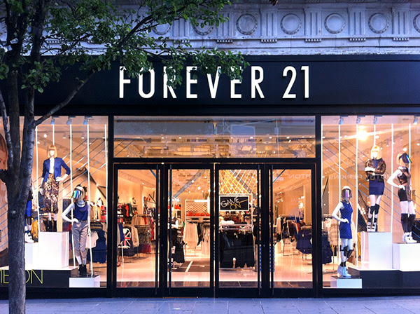 Forever 21 Game On Window Display