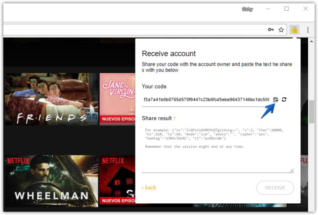 Codigo Share Account