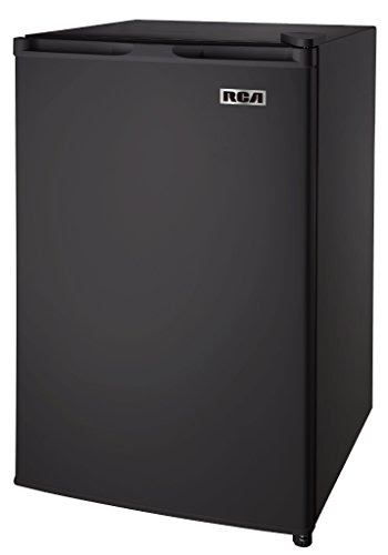 RCA RFR440-Black Fridge, 4.5 Cubic Feet, Black