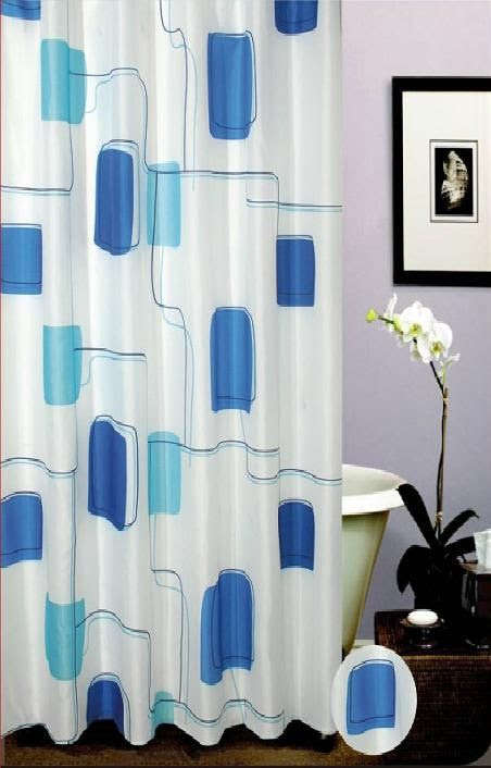 Buy cheap Blue Squares Shower curtain 180X180cm with $5.23-