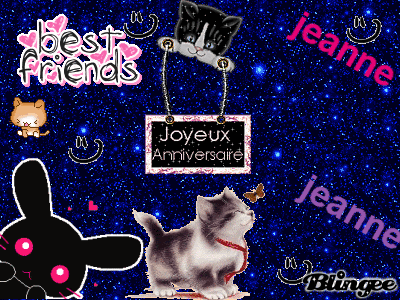 Joyeux Anniversaire Jeanne Image Blingee Com