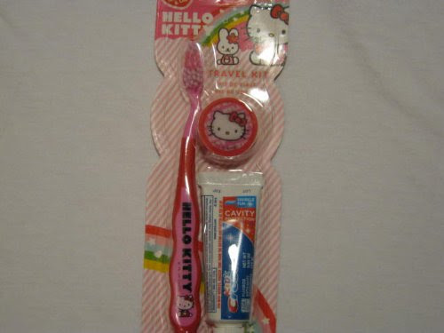 More image Hello Kitty Toothbrush Travel Kit with Toothpaste