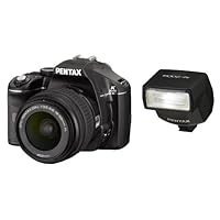 Pentax K2000 10.2MP Digital SLR Camera with 18-55mm f/3.5-5.6 DA L Lens and AF200FG Flash