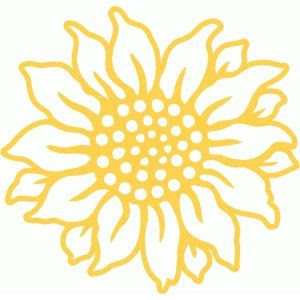 Download Sunflower Silhouette at GetDrawings | Free download