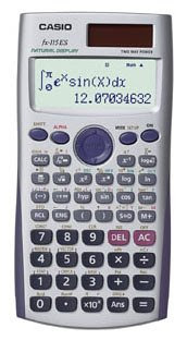 Casio Advanced Scientific Calculator with 2-Line Natural Textbook Display (FX-115ES)