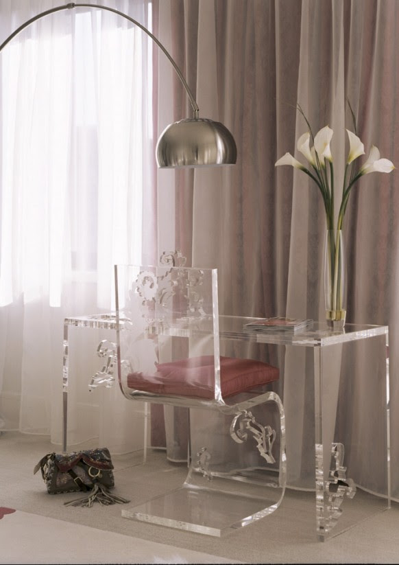 white study room