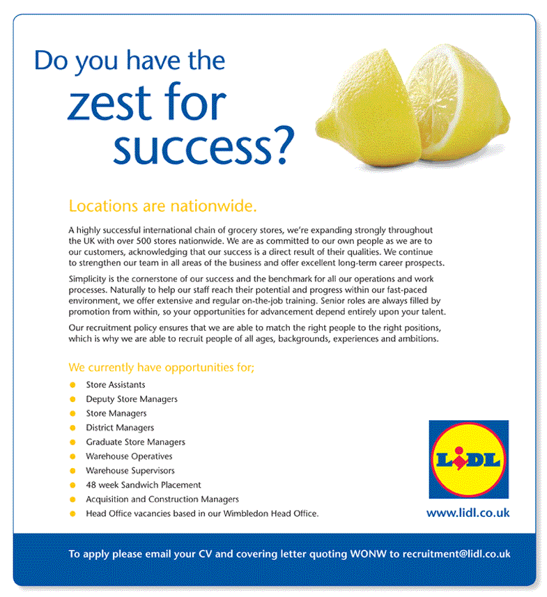 download job application form for lidl