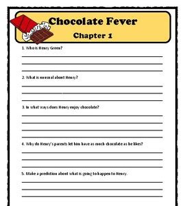 Download chocolate fever comprehension questions ManyBooks PDF