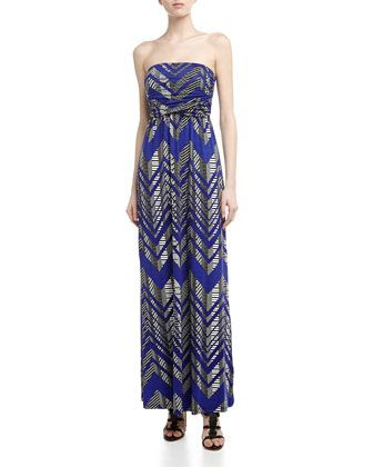 Wilster Zigzag Stripe Maxi Dress