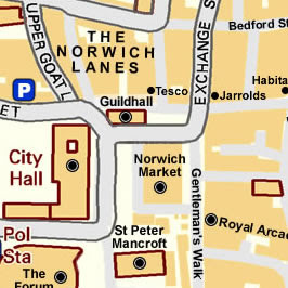 Norwich Map