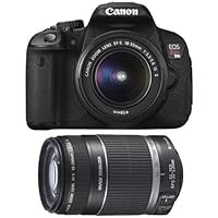 Canon EOS Rebel T4i Digital SLR Camera Body & EF-S 18-55mm IS II Lens with EF-S 55-250mm f/4.0-5.6 IS II Zoom Lens