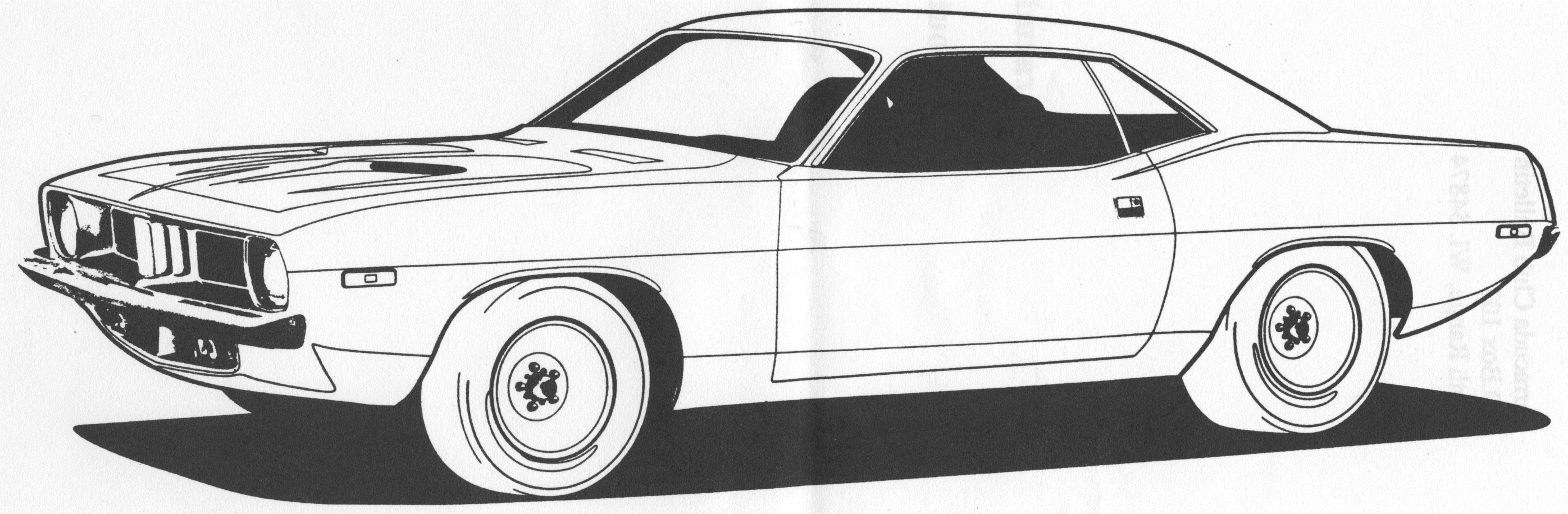 Download Muscle car coloring pages to download and print for free