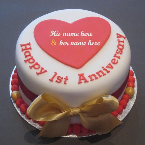  Wedding  Anniversary  Wishes Cake  Images With Name 