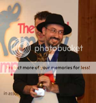 Ben Pridmore holding his 3rd overall trophy