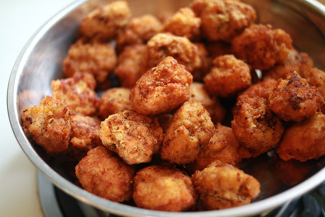Bakso Goreng Kuah - Fried Chicken & Shrimp Balls in Chicken Broth