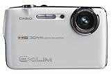 Casio EXILIM EX-FS10 WE Highspeed Digitalkamera (9 Megapixel, 3-fach opt. Zoom, 6,4 cm (2,5 Zoll) Display) weiss