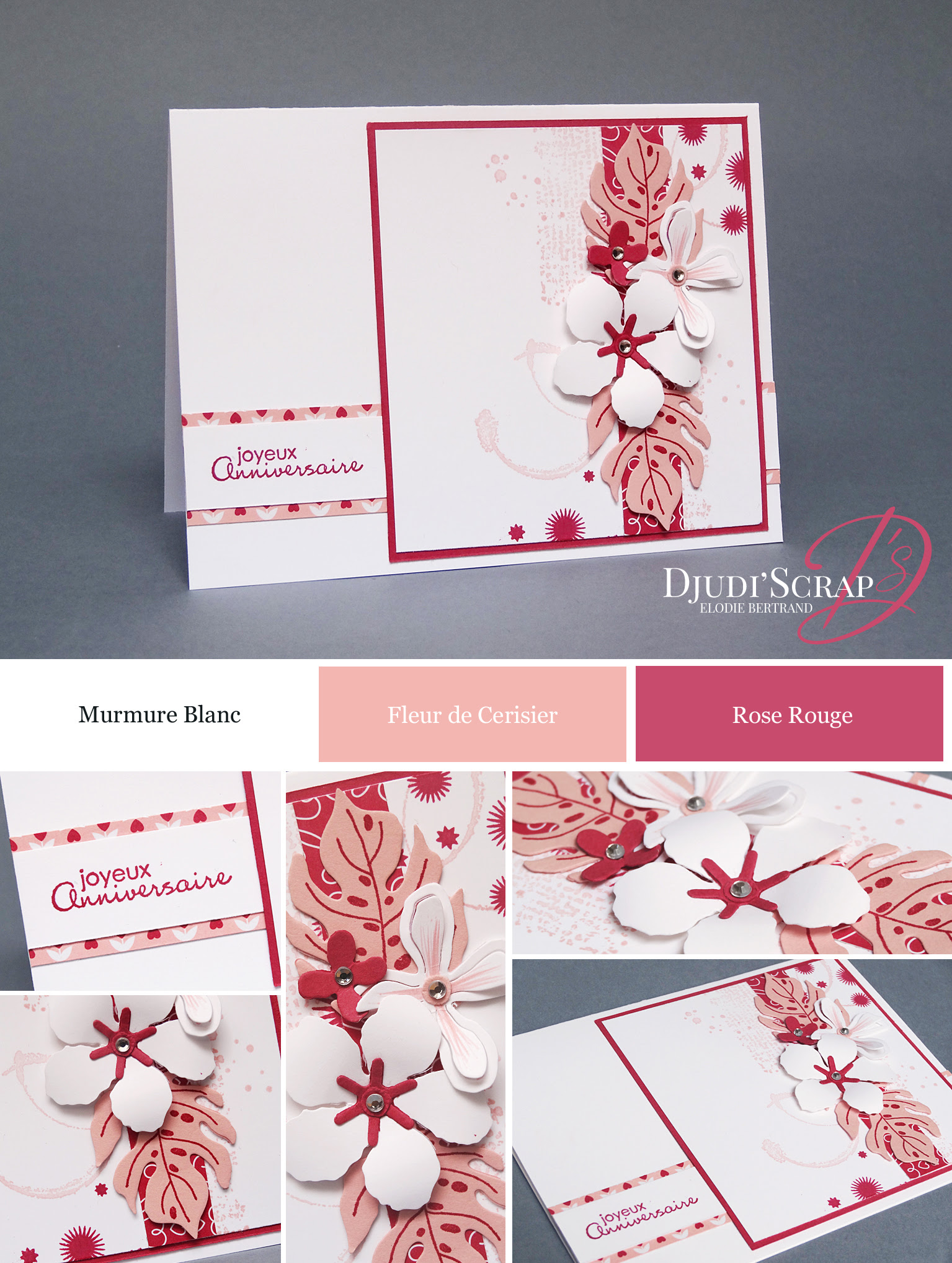 Carte Anniversaire Framelits Paysagiste Djudiscrap