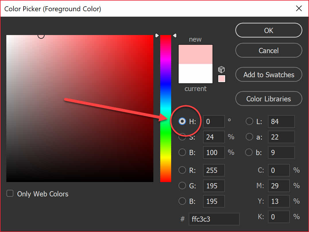Photoshop Tip: My Photoshop Color Picker Looks Strange ... This color sample selected as a foreground or background color can then be copied to another part of the image.