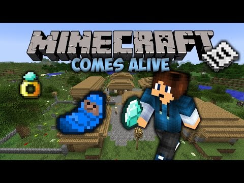 Minecraft Comes Alive Mod - MAKE YOUR KIDS DO CHORES! (HD 