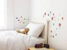 Colorful Wall Sticker Stars Kids Room Ideas - Interior Design Ideas