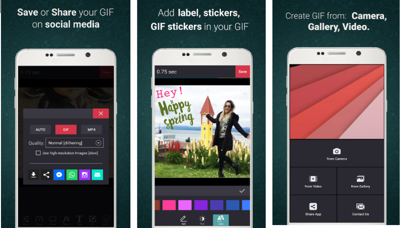 تطبيق GifCam لإنشاء صور متحركة "GIF" وإضافة التأثيرات عليها