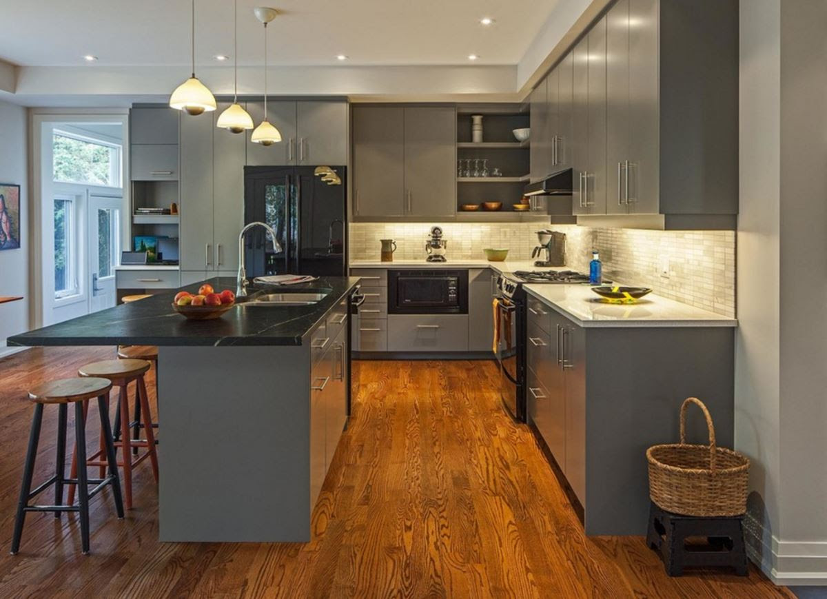 Chic Design Ideas for a Grey Kitchen Chic Design Ideas for a Grey Kitchen