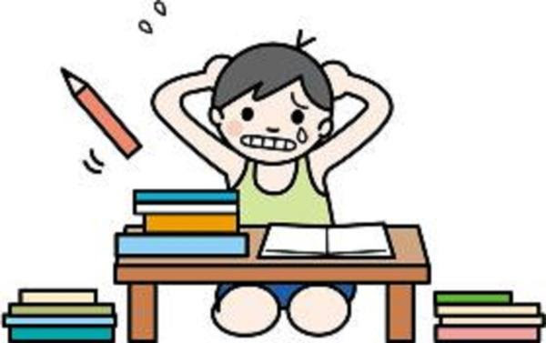 ウワァ 宿題が終わらない 助けて鉛筆 おどれが計画立ててさっさとせんからやろがい 15年08月23日のイラストのボケ ボケて Bokete