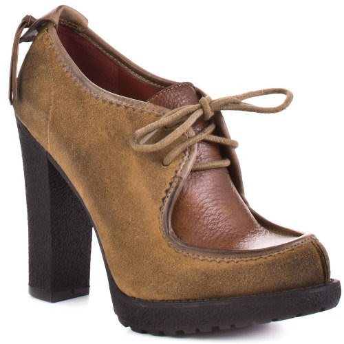 Luxury Rebel Women's Paula Lug Bootie, Cognac, 37.5 EU/7.5 M US On Sale