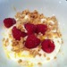 Greek Yogurt with Raspberries and granola