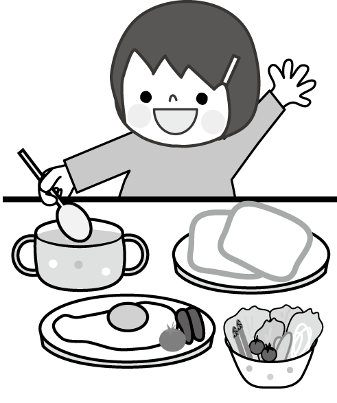 快食快便のイラスト 無料イラスト フリー素材