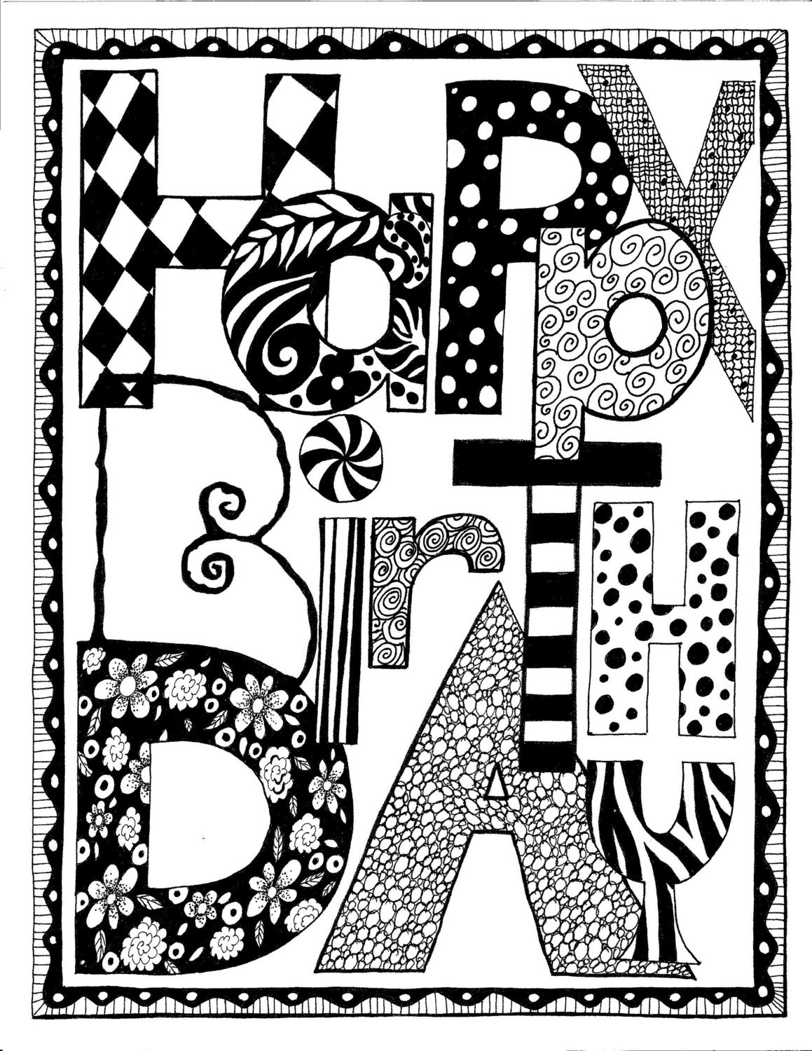 happy birthday card drawing at getdrawings free download