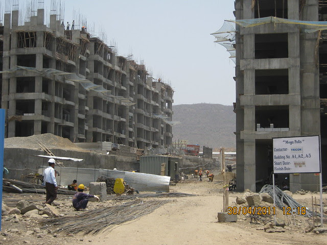 Wide space between Sparklet - Megapolis Smart Homes 1 and Sunway - Megapolis Smart Homes 2, Hinjewadi Phase 3, Pune 411 057