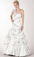Alyce Paris Black Label Prom Dress with Pickup Skirt 5418 image