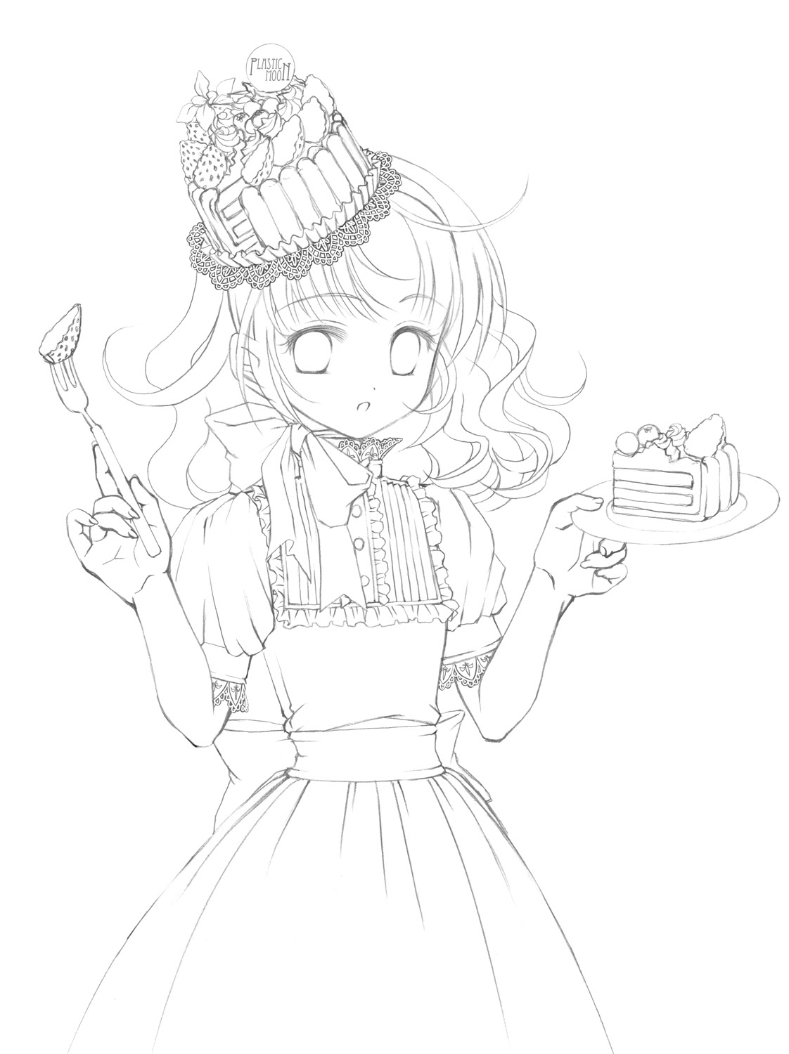 Pin On Anime Shojo Coloring Book