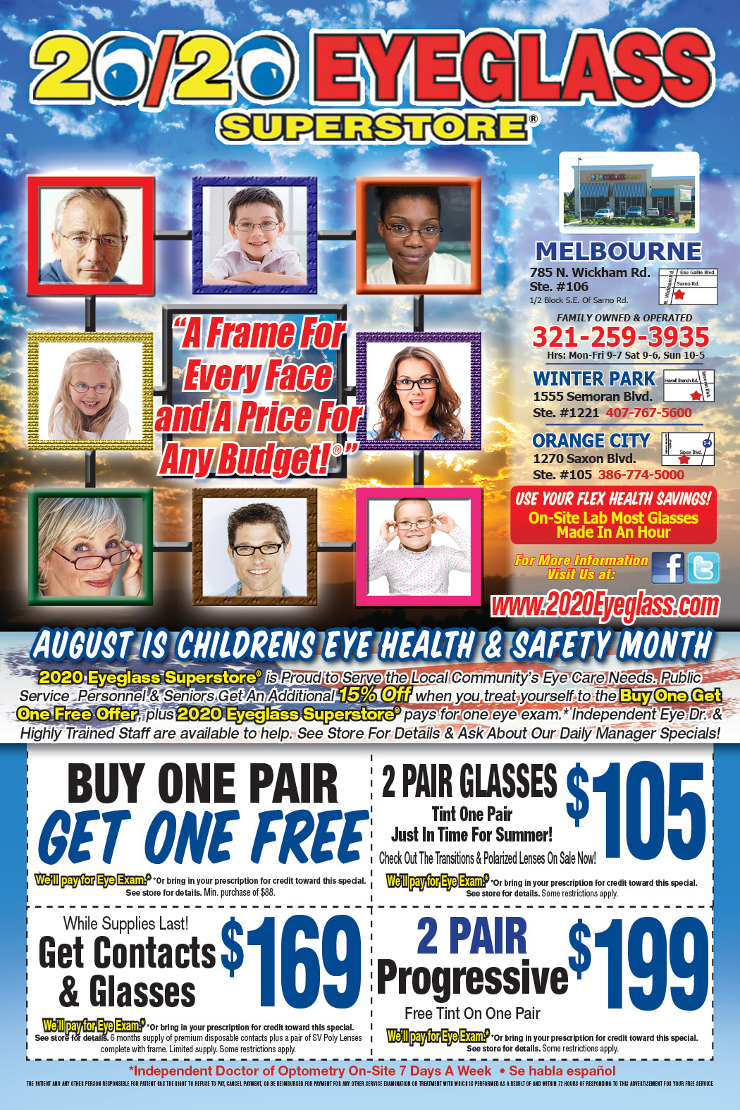 August is Children's Eye Health and Safety Month